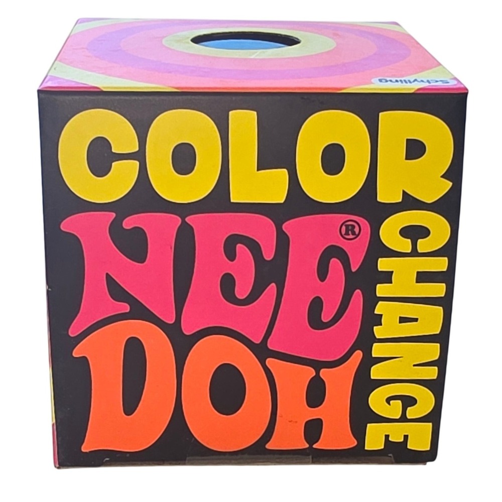 New Color Change NeeDoh Groovy Glob Stress Ball Fidget Toy Blue